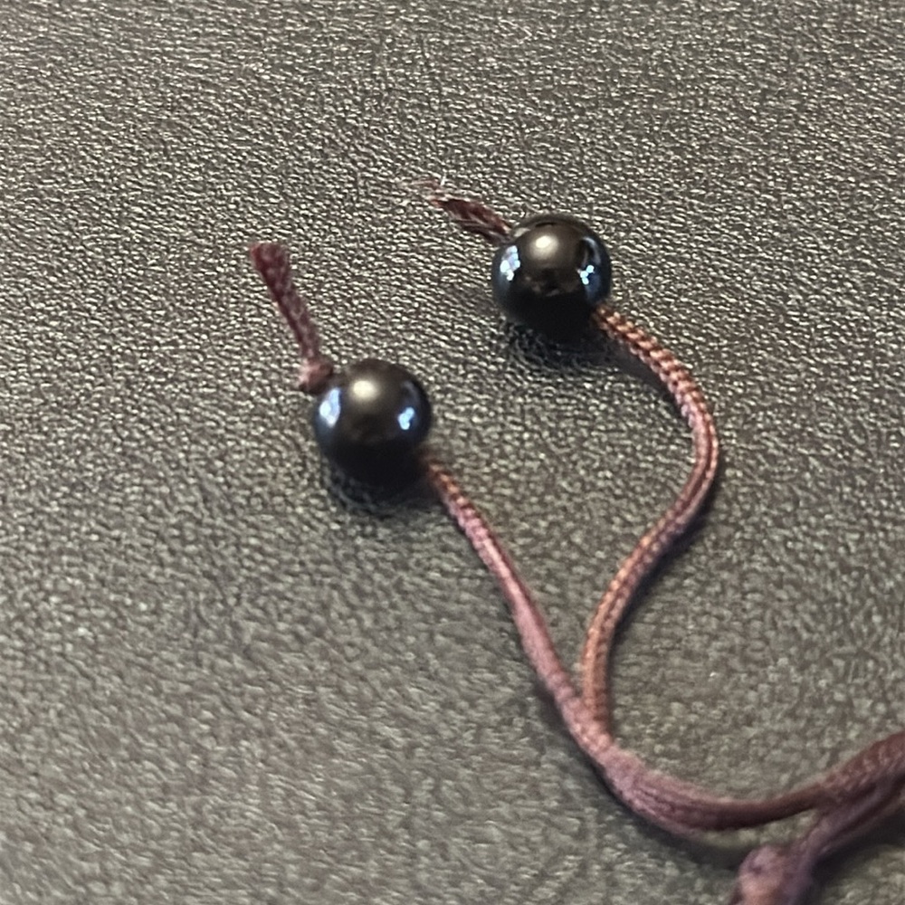 Beautiful Striped Agate Natural Stone Adjustable Friendship Bracelet - Picture 6 of 14